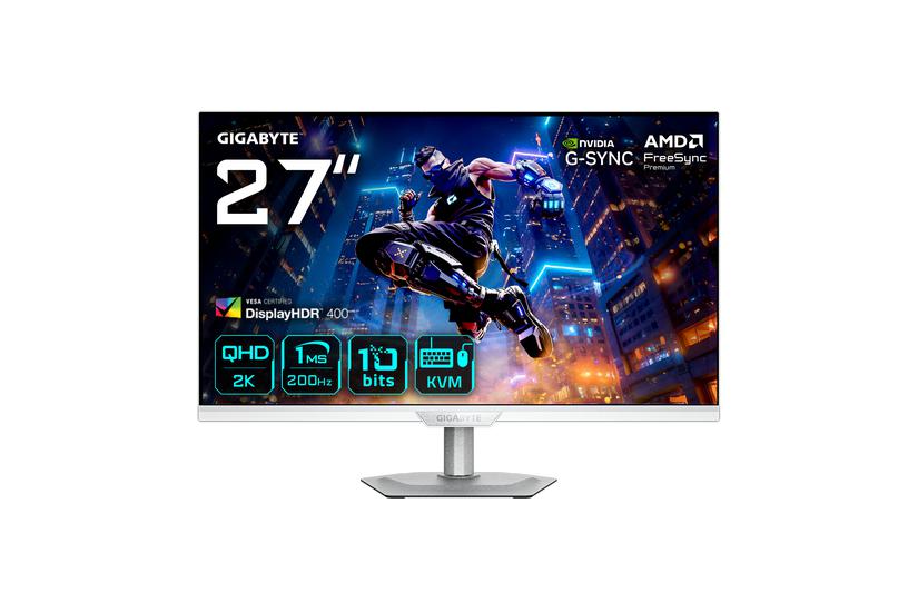 GIGABYTE M27Q2 QD ICE computersk&aelig;rm 68,6 cm (27") 2560 x 1440 pixel Quad HD LED Hvid