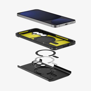 Spigen Tough Armor (MagFit) mobiltelefon etui 17 cm (6.7") Cover Sort