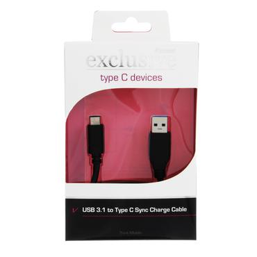 Insmat 1m USB 3.1-C/USB 3.0-A USB-kabel USB 3.2 Gen 2 (3.1 Gen 2) USB C USB A Sort