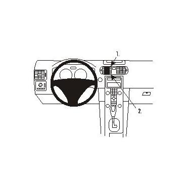 Brodit ProClip Center mount - montering för mobiltelefon