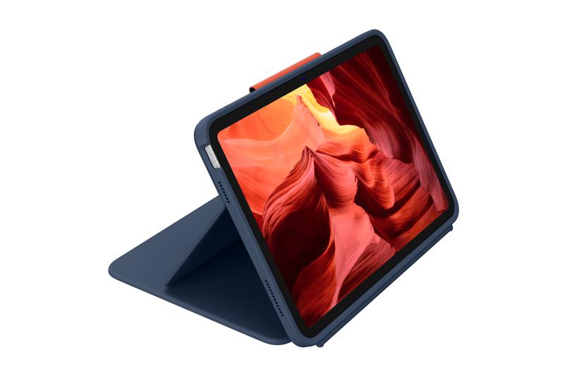 Logitech Rugged Combo 4 - tastatur og folio-kasse - marineblå Indgangsudstyr