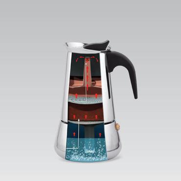 Maestro MR-1660 Moka gryde 0,2 L Rustfrit stål