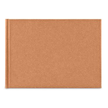 Hama Wrinkled Buchalbum    24x17 36 wei&szlig;e Seiten, braun      7614