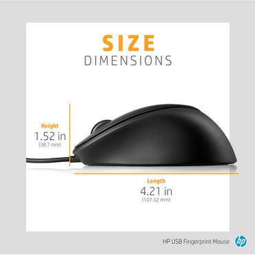 HP Fingerprint - mus - USB
