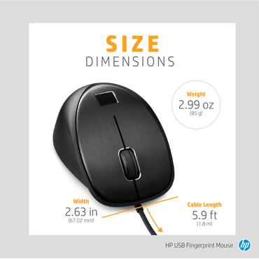 HP Fingerprint - mus - USB