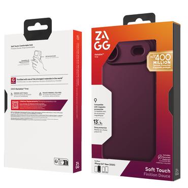 ZAGG Manhattan Snap mobiltelefon etui 16,5 cm (6.5") Cover Kirseb&aelig;rfarvet