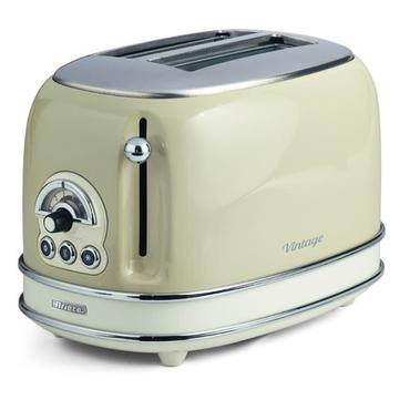 warehouse linden----Vintage Toaster 155 (beige, 810 Watt, f&uuml;r 2 Scheiben Toast)