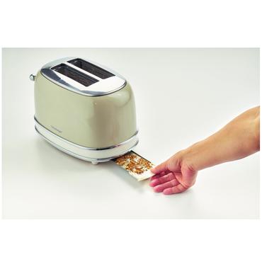 warehouse linden----Vintage Toaster 155 (beige, 810 Watt, f&uuml;r 2 Scheiben Toast)