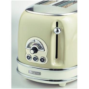 warehouse linden----Vintage Toaster 155 (beige, 810 Watt, f&uuml;r 2 Scheiben Toast)