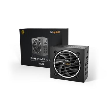 be quiet! Pure Power 12 M 1200W strømforsyning - 1200W 80 PLUS Gold - ATX12V 3.0/ EPS12V 2.92 - Sort