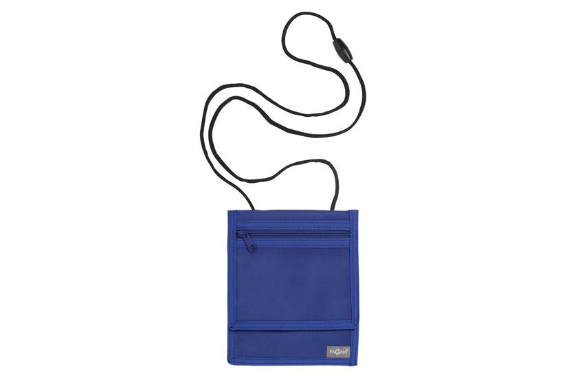 Brustbeutel 16x13cm blau