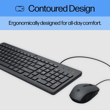 HP 150 Wired Mouse and Keyboar