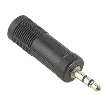 Hama Audio Adapter 3,5 mm Male Plug Stereo - 6,3 mm Female Jack Stereo 3.5 mm M 6.3 mm F Sort