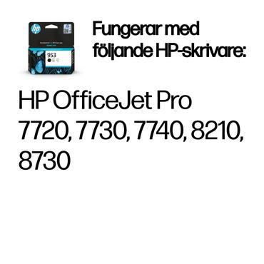 HP 953 - svart - original - bl&auml;ckpatron