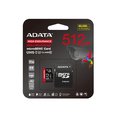 ADATA High Endurance - flashhukommelseskort - 512 GB - microSDXC UHS-I