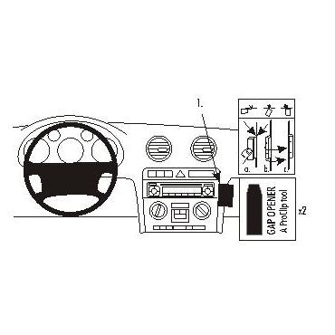 Brodit ProClip Angled mount - montering för mobiltelefon