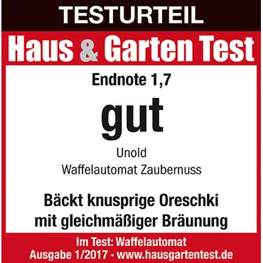 UNOLD 48360 - v&aring;ffelj&auml;rn - vit/rostfritt st&aring;l