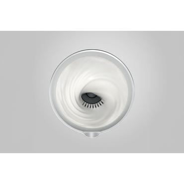 JURA Hot & Cold Automatic milk frother/warmer Sort, Sølv