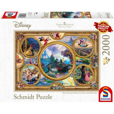 Schmidt Spiele Thomas Kinkade Studios: Disney Dreams Collection Puslespil 2000 stk Tegnefilm