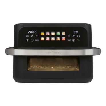 ProfiCook PC-FR 1313 H Dobbelt 10 L Enkeltstående 2400 W Varmluftsteger Sort, Rustfrit stål