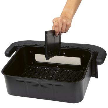 ProfiCook PC-FR 1313 H Dobbelt 10 L Enkeltstående 2400 W Varmluftsteger Sort, Rustfrit stål