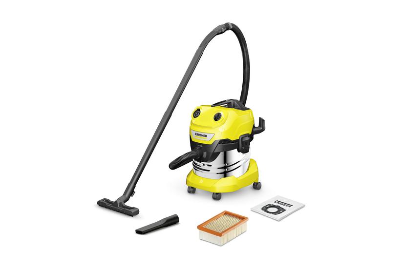 Kärcher WD 4 S V-20/5/22 - støvsuger - beholder - gul