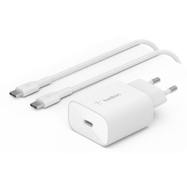 Belkin BoostCharge strømforsyningsadapter - 24 pin USB-C - 25 Watt