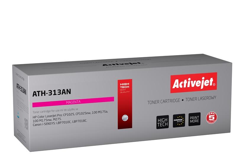 Activejet ATH-313AN (erstatning Canon, HP 126A CRG-729M, CE313A; Premium; 1000 sider; Rød)