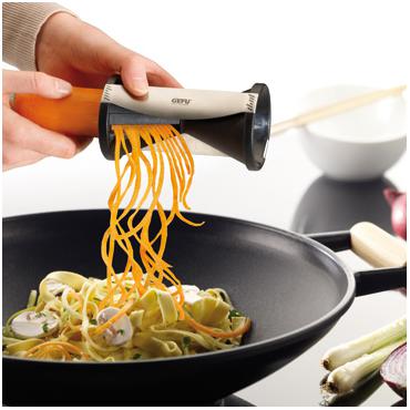 GEFU Spirelli skæremaskine Vejledning Sort, Sølv Plast, Rustfrit stål