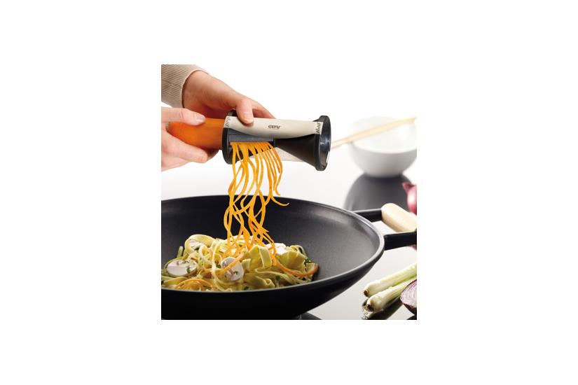 GEFU Spirelli skæremaskine Vejledning Sort, Sølv Plast, Rustfrit stål