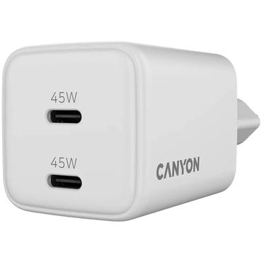 Canyon CU45AC Universel Hvid Vekselstr&oslash;m Hurtig opladning Indend&oslash;rs