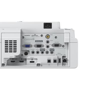 Epson EB-760WI - 3LCD-projektor - ultrakort kastavst&aring;nd - 802.11a/b/g/n/ac tr&aring;dl&ouml;s/LAN/Miracast - vit