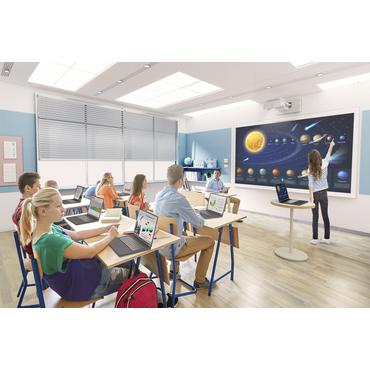 Epson EB-760WI - 3LCD-projektor - ultrakort kastavst&aring;nd - 802.11a/b/g/n/ac tr&aring;dl&ouml;s/LAN/Miracast - vit