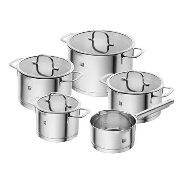 Zwilling TrueFlow Kochtopfset 5-teilig silber