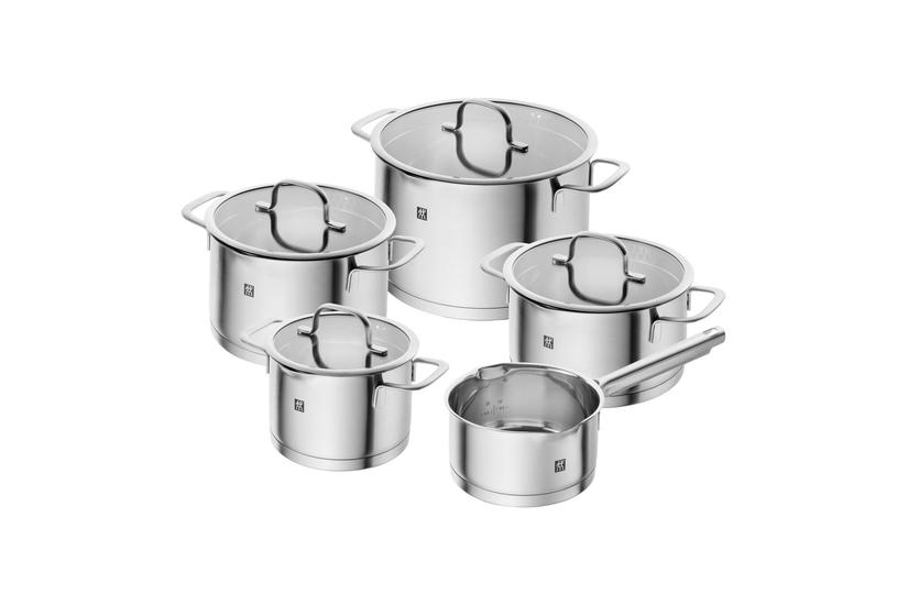 Zwilling TrueFlow Kochtopfset 5-teilig silber