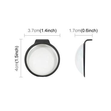 PULUZ Tempered Lens Protective Glass for DJI Osmo 360 (Black)