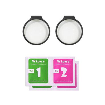 PULUZ Tempered Lens Protective Glass for DJI Osmo 360 (Black)