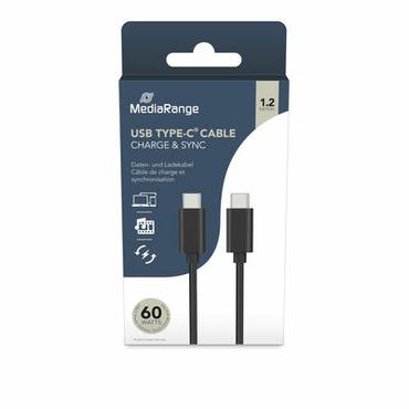 MediaRange Lade- & Datenkabel USB 3.0 PowDel. 5Gbit/s 1.2m