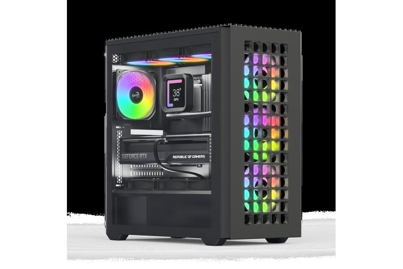 Aerocool Chassi - ATX, Micro ATX, Mini-ITX - 17,1 cm - 40 cm - 7 - 120,140 mm - SPCC - Vit