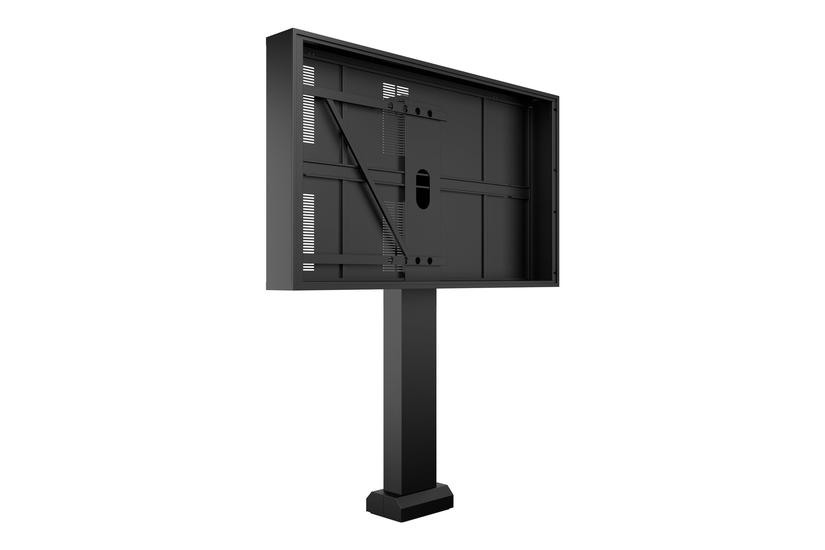 Multibrackets M Pro OH85 st&auml;ll - totem - f&ouml;r platt panel - landskap, utomhus, korrosionsbest&auml;ndig, st&ouml;ldskydd - svart