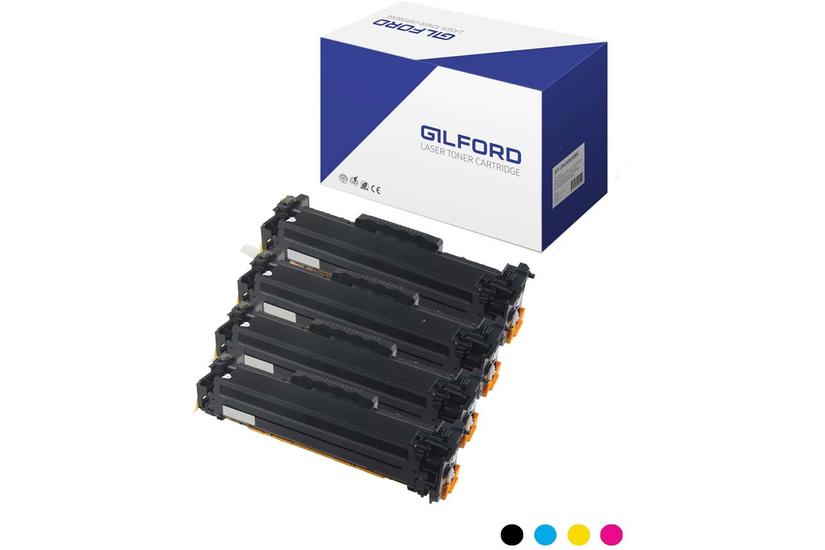 Gilford DT-PH305# tonerpatron 1 stk Kompatibel Sort, Blå, Magenta, Gul