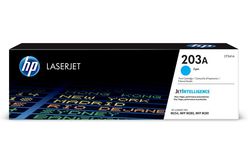 HP 203A - cyan - original - LaserJet - tonerkassett (CF541A)