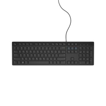 Dell KB216 - tangentbord - QWERTY - US International - sort