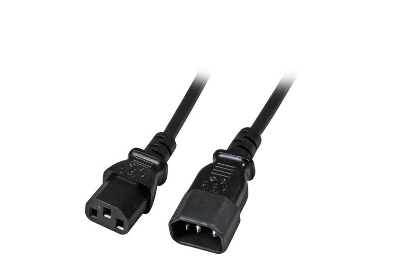 EFB Elektronik EK503.2 el-ledning Sort 2 m C14 forbinder C13 forbinder