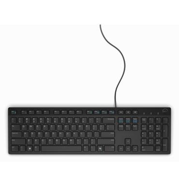 Dell KB216 - tastatur - QWERTY - spansk - sort