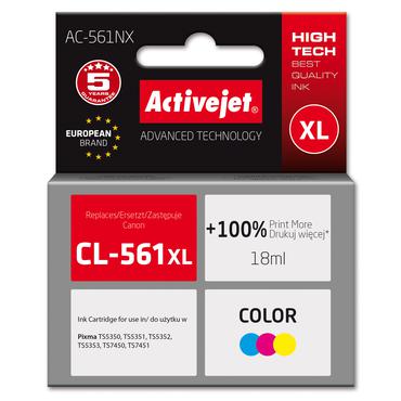 Activejet AC-561NX Printer Ink for Brother  Replacement Canon CL-561XL; Supreme; 18 ml; Color