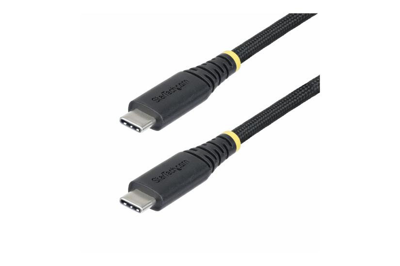 Startech.com 3m Usb C Charging Cable 240w Silicone Jacket W/braid Usb Type C Kabel 24 Pin Usb C Til 24 Pin Usb C 3 M