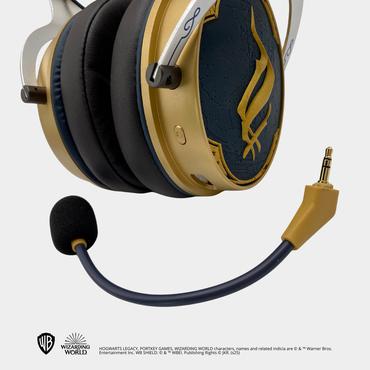 Lexip Hogwarts Legacy "Ancient Magic" Headset Kabel & trådløs Spil Bluetooth Blå, Guld