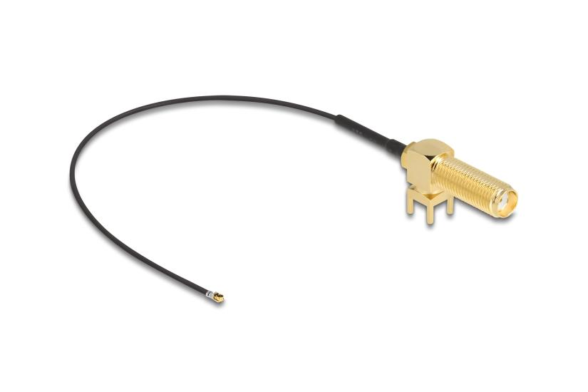 Delock antennkabel - 15 cm - svart