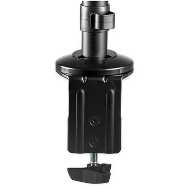 StarTech.com Sk&auml;rmmontering med tv&aring; armar - krysst&aring;ng - montering via genomf&ouml;ring/skrivbordskl&auml;mma st&auml;ll - f&ouml;r 2 monitorer - svart